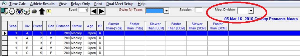 Team Manager Dropdown